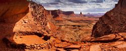Peter Shinyeda Photography  False Kiva, Canyonland National Park, Utah : Utah, Moab, Canyonland_NP, False_Kiva