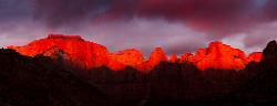 Peter Shinyeda Photography  Tower of Virgins, Zion National Park at Sunrise : Utah, Zion_NP, Tower_of_the_Virgins, Sunrise