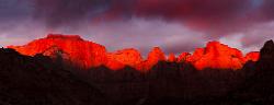 Peter Shinyeda Photography  Tower of Virgins, Zion National Park at Sunrise : Utah, Zion_NP, Tower_of_the_Virgins, Sunrise