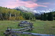 Peter Shinyeda Photography  Early Fall Sunset Colors at the Base of Mt. Sneffels, Colorado : Colorado, Dallas_Divide, Mt._Sneffels, Sunset