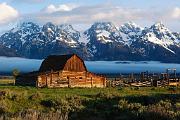 Peter Shinyeda Photography  Morman Row Cabin, Grand Teton National Park, Wyoming : Wyoming, Grand_Teton, Mormon_Row