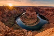 Horseshoe Bend Sunset : Arizona Landscapes, Horseshoe Bend sunset