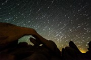 Joshua Tree National Park  Rock Arch Star Trails, Joshua Tree,