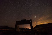 Rhyolite Ghost Town, Death Valley  Rhyolite Ghost Town, Death Valley, Night Sky