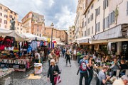 Market day in Campo de Fiori Piazza, Rome Italy  Market day in Campo de Fiori Piazza, Rome Italy : Market day in Campo de Fiori Piazza, Rome Italy