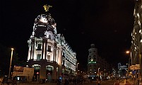 Madrid Skyline  Madrid Spain Night Skyline : Madrid Skyline