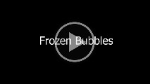Macro Frozen  Macro Photography; Frozen Bubbles : Macro Photography, Frozen Bubbles