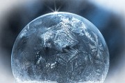 Macro Frozen  Macro Photography; Frozen Bubbles : Macro Photography, Frozen Bubbles
