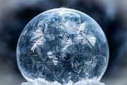 Macro Frozen  Macro Photography; Frozen Bubbles : Macro Photography, Frozen Bubbles