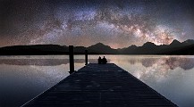 Photography Art Series  Glacier NP, Milky Way : Glacier NP, Milky Way