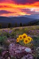 Photography Art Series : Colorado, Sunset, Overlook near Copper Mt I70