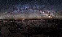 Utah Badlands  Utah Badlands; Milky Way; Nightscapes; Moonoscape Overlook : Utah Badlands, Milky Way, Nightscapes, Moonoscape Overlook